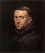 Peter Paul Rubens  - paintings - Head of a Franciscan Friar