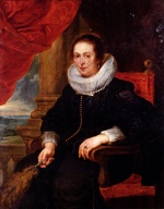 Peter Paul Rubens  - Peintures - Portrait d'une femme (probablement la femme de Rubens)