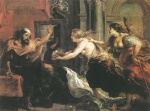 Peter Paul Rubens  - paintings - Tereus Confronted with the Head of his Son Itylus