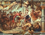 Peter Paul Rubens  - paintings - The Meeting of Abraham and Melchizedek