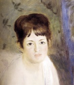Pierre Auguste Renoir  - paintings - Head of a Woman