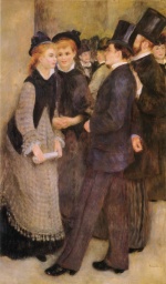 Pierre Auguste Renoir  - paintings - Leaving the Conservatoire
