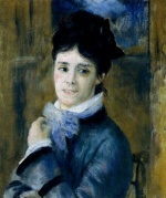Pierre Auguste Renoir  - Peintures - Madame Claude Monet (Camille)