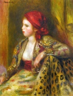 Pierre Auguste Renoir  - Peintures - Odalisque