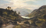 Sidney Richard Percy - paintings - The Path Down to the Lake (North Wales)