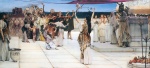 Sir Lawrence Alma Tadema  - Peintures - Une dédicace à Bacchus