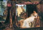 Sir Lawrence Alma Tadema  - paintings - Antony and Cleopatra