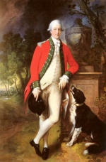 Thomas Gainsborough  - Bilder Gemälde - Portrait Of Colonel John Bullock