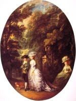 Thomas Gainsborough  - Peintures - Le duc et la duchesse de Cumberland