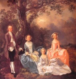 Thomas Gainsborough  - Peintures - La famille Gravenor