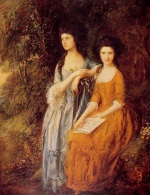Thomas Gainsborough  - paintings - The Linley Sisters