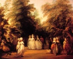 Thomas Gainsborough  - Peintures - La promenade