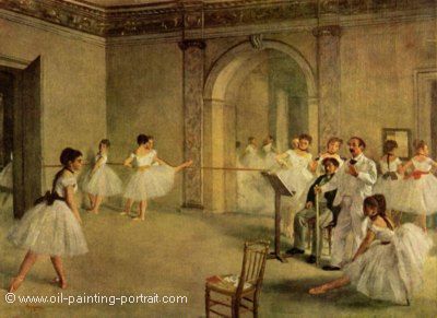 Ballet Rehearsal on the Set