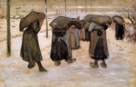 Vincent Willem van Gogh  - paintings - Woman Miners Carrying Coal