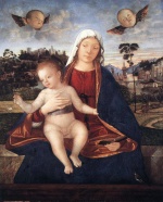 Vittore Carpaccio - paintings - Madonna and Blessing Child