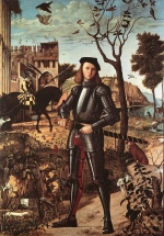 Vittore Carpaccio - Peintures - Portrait d'un chevalier