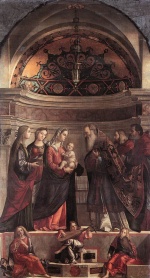 Vittore Carpaccio  - painting - Presentation of Jesus in the Temple