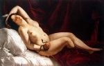Orazio Gentileschi - paintings - Cleopatra