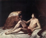 Orazio Gentileschi - Peintures - Cupidon et Psyché