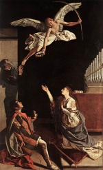 Orazio Gentileschi - Peintures - Sts Cécile, Valérien et Tiburce