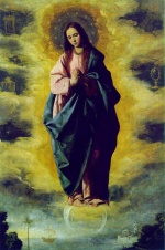 Francisco de Zurbaran  - Peintures - L'Immaculée Conception
