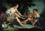 François Boucher - paintings - Dianas Return from the Hunt