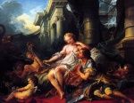 François Boucher - paintings - Rinaldo and Armida