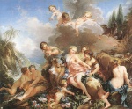 François Boucher - paintings - The Rape of Europa