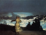 Winslow Homer - Bilder Gemälde - A Summer Night
