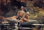 Winslow Homer - Bilder Gemälde - After the Hunt