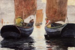 Winslow Homer - Peintures - Au crépuscule