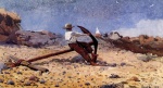 Winslow Homer - Peintures - Garçon avec ancre
