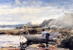 Winslow Homer  - Peintures - Garçons dans une barque 2