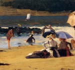 Winslow Homer  - Bilder Gemälde - By the Shore