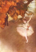 Edgar Degas - Peintures - La Prima Ballerina