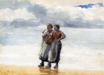 Winslow Homer  - Peintures - Filles de la mer