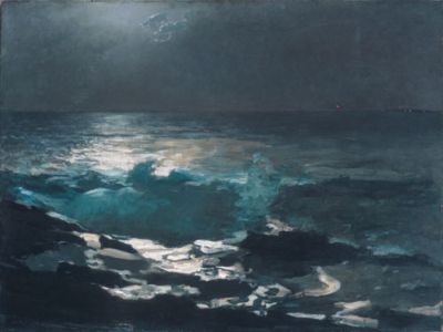 Moonlight  Wood Island Light