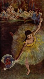Edgar Degas - Peintures - Fin de l'arabesque