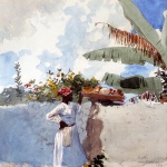 Winslow Homer  - Peintures - Pause