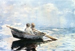 Winslow Homer  - Peintures - Chaloupe