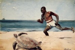Winslow Homer  - Peintures - Sur le sable