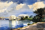 Winslow Homer  - Peintures - Salt Kettle, les Bermudes