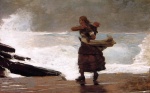 Winslow Homer  - Peintures - La tempête