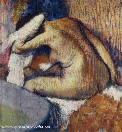 Woman Combing Her Hair