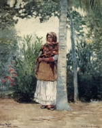 Winslow Homer  - Peintures - Sous un palmier