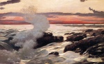 Winslow Homer  - Peintures - West Point, Prouts Neck
