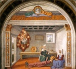 Domenico Ghirlandaio - paintings - Announcement of Death to St Fina