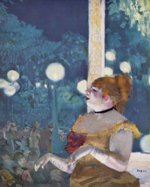 Edgar Degas - Peintures - Au Café concert (La chanson du du chien)
