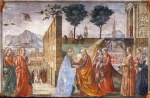 Domenico Ghirlandaio - paintings - Heimsuchung