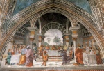 Domenico Ghirlandaio - Peintures - Banquet d'Hérode